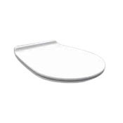 Simas Vignoni Крышка-сиденье для унитаза, без микролифта, крепление хром, цвет: белый глянцевый VI003bi/cr