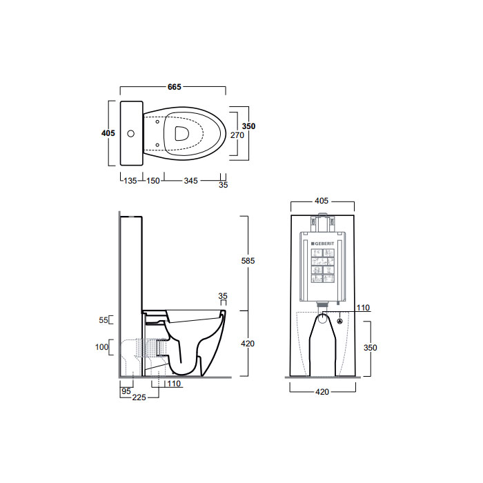 Simas Lft Spazio Бачок для унитаза DU01/BO01/FL61/LFT20/OH01/EL01/GA01/BR01, цвет: белый глянцевый CT09bi