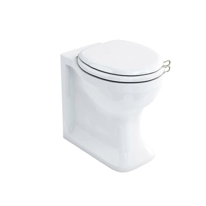 Burlington Arcade Чаша для пристенного унитаза, воронка-водоворот 36,5х52 см, цвет: белый глянцевый ARC6