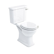 Burlington Arcade Чаша для унитаза моноблок, воронка-водоворот 36,5х68,5 см, цвет: белый глянцевый ARC3