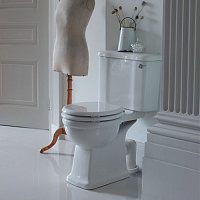 Burlington Arcade Чаша для унитаза моноблок, воронка-водоворот 36,5х68,5 см, цвет: белый глянцевый ARC3