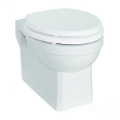 Burlington Classic Чаша для подвесного унитаза, воронка-водоворот 35,5х50 см, цвет: белый глянцевый P10