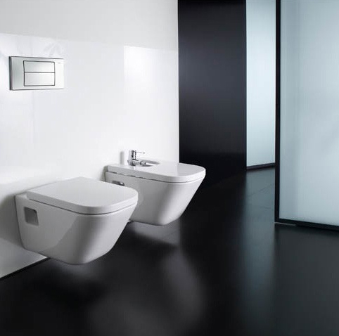 Roca Gap Биде подвесное 54х35см, c 1 отверстием под смеситель и переливом, цвет: белый глянцевый 357475000