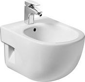 Roca Meridian Биде подвесное 48х36 см, c 1 отв. под смеситель и переливом, цвет: белый глянцевый 357246000