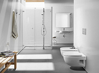 Roca Meridian Биде подвесное 48х36 см, c 1 отв. под смеситель и переливом, цвет: белый глянцевый 357246000