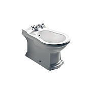 Kerasan Retro Биде напольное BTW 61x39 см, с 3 отв. под смеситель и переливом, цвет: Bianco 102201*3