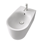 Kerasan Nolita Биде подвесное 55x35 см, с 1 отвер. под смеситель, с креп. и перел, цвет: Bianco matt 532530*1