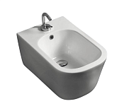 Kerasan Tribeca Биде подвесное 54x35 см, с 1 отвер. под смес., креплением и переливом, цвет: Bianco 512501