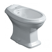 Simas Arcade Биде напольное 36х57 см c 1 отверстием под смеситель и переливом, цвет: белый глянцевый AR833bi*1