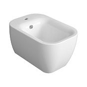 Simas Henges Биде подвесное 38х55 см c 1 отверстием под смеситель и переливом, цвет: белый глянцевый HE19bi*1