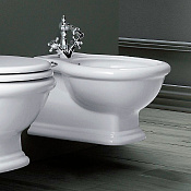 Simas Lante Биде подвесное 38,5х53 см c 1 отверстием под смеситель и переливом, цвет: белый глянц. LA19bi*1