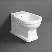 Simas Londra Биде подвесное 34х50,5 см c 1 отверстием под смеситель и переливом, цвет: белый глянц. LO919bi