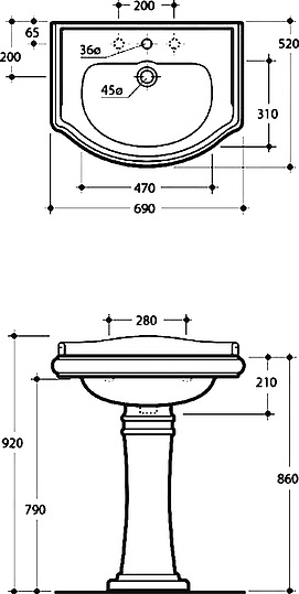 Раковина Migliore Bella 20606