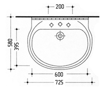 Раковина Migliore Gianeta 20920