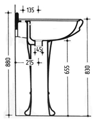 Раковина Migliore Gianeta 20933
