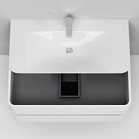 Am.Pm Sensation Раковина накладная 101х48,5 см, без перелива, 1 отв., цвет: белый глянец M30WPC1001WG