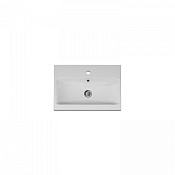 Am.Pm Gem Раковина накладная 61х42,5 см, с переливом, 1 отв. под смеситель, цвет: белый глянцевый M90WCC0602WG