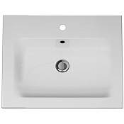 Am.Pm Spirit V2.0 Раковина накладная 61х49,5 см, с переливом, 1 отв., цвет: белый глянец M70AWCC0602WG