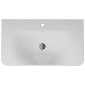 Am.Pm Sensation Раковина накладная 81х48,5 см, без перелива, 1 отв., цвет: белый глянец M30WPC0801WG