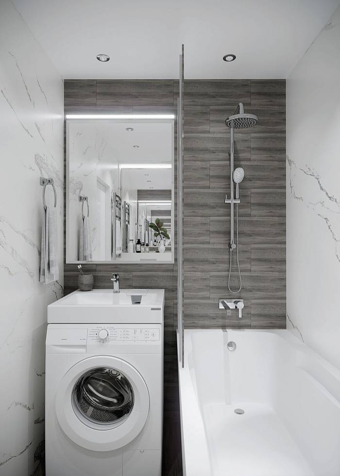 Paulmark Berg Раковина над стиральной машиной литьевой мрамор 58,9x48,6 см, цвет: белый матовый PM710431