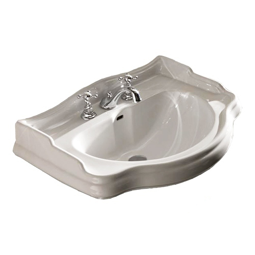 Migliore Bella Раковина тюльпан 73 см, керамика, цвет: белый 20604