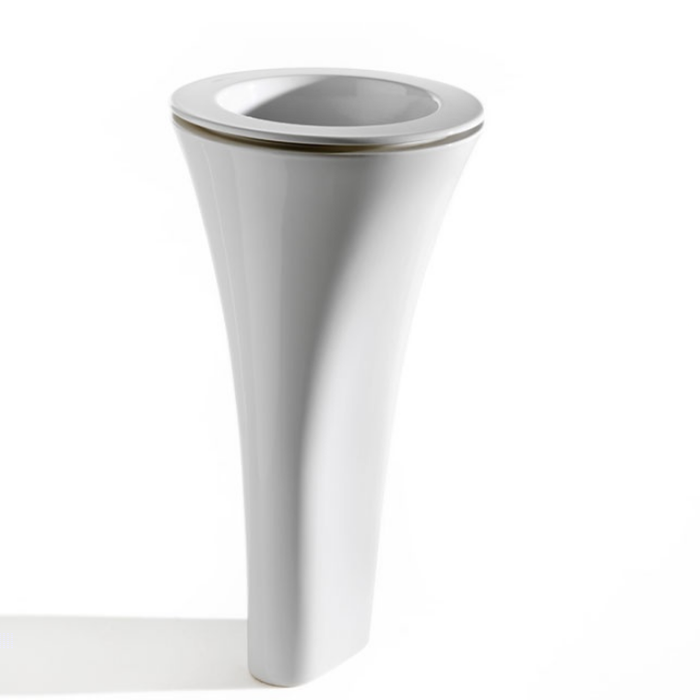 Cielo Amedeo Раковина накладная/встраиваемая, 45хh17 см, цвет: глянцевый белый AMLA45