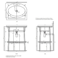 Cielo Catino Ovale Раковина, 70х50хh18 см, цвет: глянцевый белый CALAO