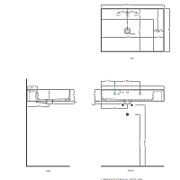 Cielo Enjoy Раковина подвесная 70х48хh12,5 см, цвет: глянцевый белый EJLA70