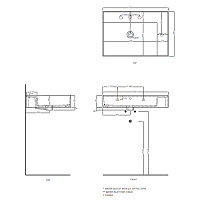 Cielo Enjoy Раковина подвесная 70х48хh12,5 см, цвет: серый EJLA70BR