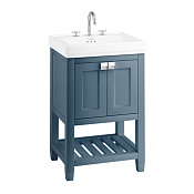 Burlington Riviera Раковина подвесная 58х46,8 см, перелив, 3 отв. под смеситель, цвет: белый глянец RIV1 3TH