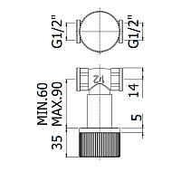 Paffoni Jo Запорный вентиль, цвет: хром JO004CR