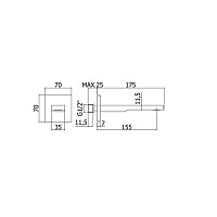 Paffoni Accessori Излив из стены, 15 см, цвет: хром ZBOC120CR