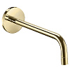 Paffoni Излив 17,5 см, настенный, цвет: золото медовое ZBOC139HG