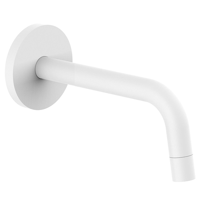 Paffoni Излив 12 см, настенный, цвет: белый матовый ZBOC140BO