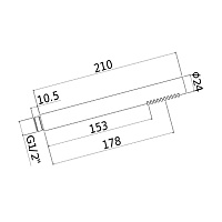 Paffoni Soffioni Ручной душ, цвет: черный матовый ZDOC067NO