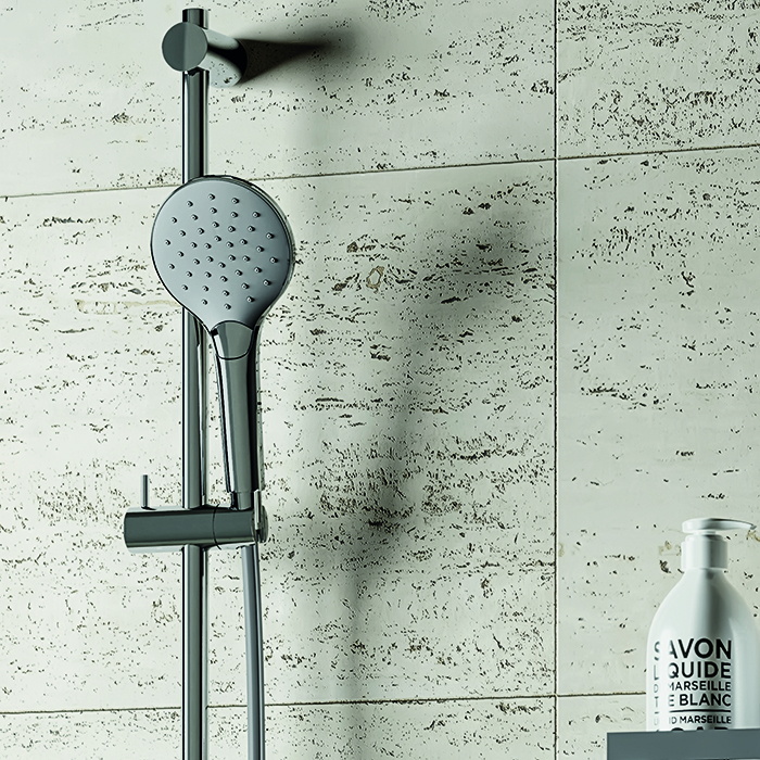 Paffoni Sofia Ручной душ, 2 режима, кнопочное переключение, цвет: хром ZDOC122CR