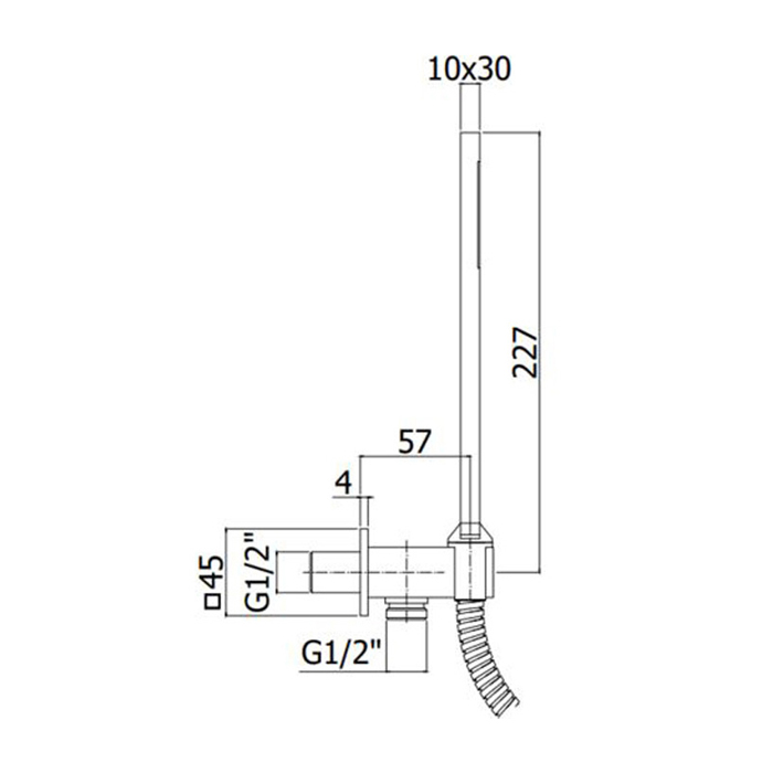 Paffoni Premium Душевой набор, цвет: белый матовый ZDUP095BO