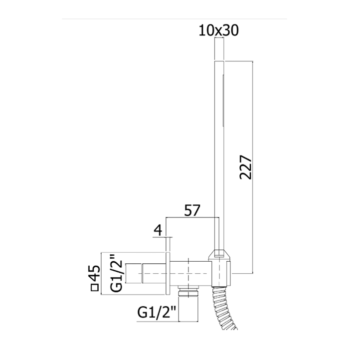 Paffoni Premium Душевой набор, цвет: хром ZDUP095CR