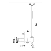 Paffoni Premium Душевой набор, цвет: хром ZDUP095CR