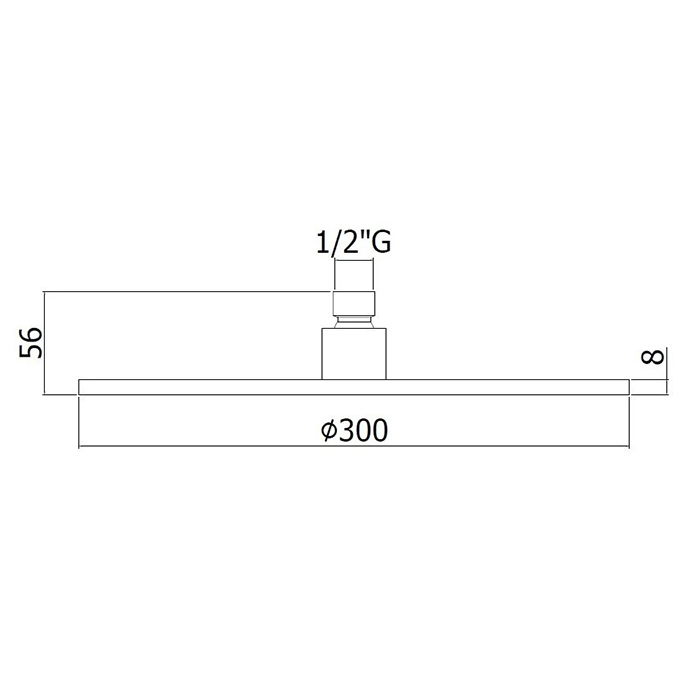 Paffoni Master King Верхний душ 30 см, цвет: золото медовое брашированное ZSOF079HGSP