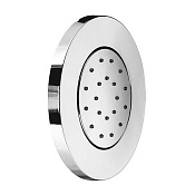 Paffoni Doccia Боковой душ-форсунка 13 см, настенный, цвет: Steel Looking ZSOF120ST