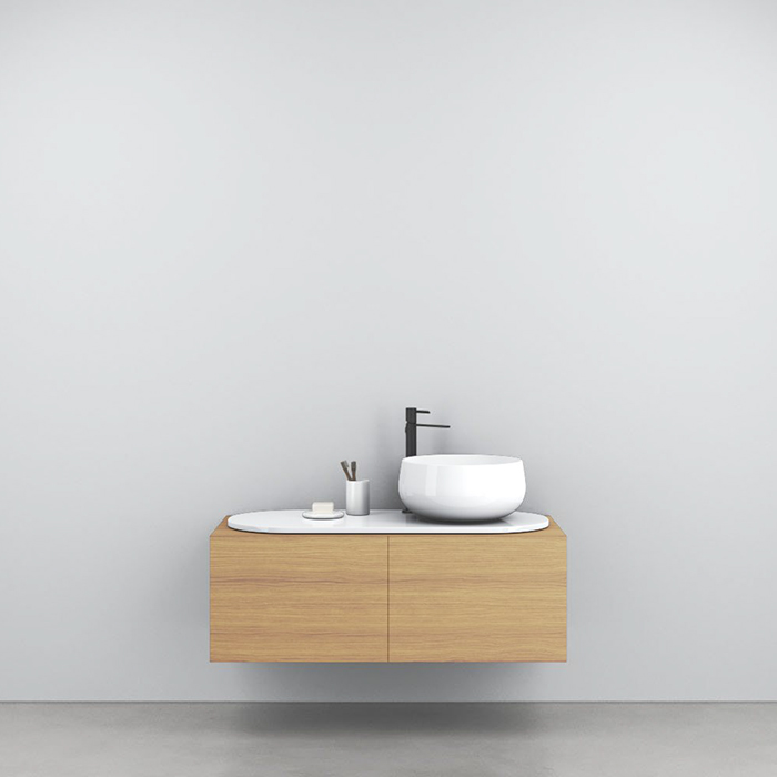 Cielo Delfo Тумба с деревянной отделкой, цвет: Rovere Naturale DECESFRN