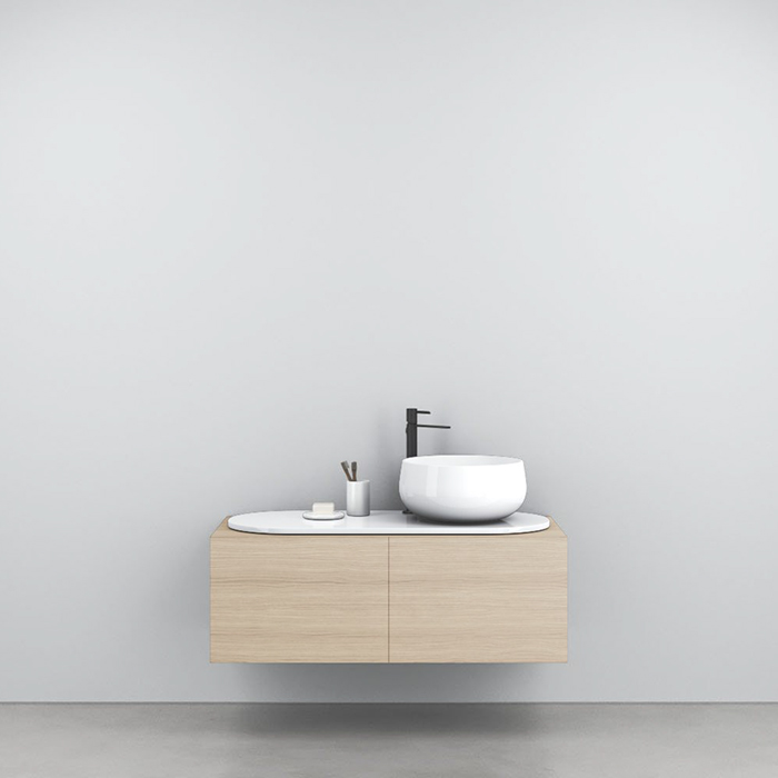 Cielo Delfo Тумба с деревянной отделкой, цвет: Rovere Sbiancato DECESFRS