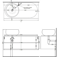 Cielo Delfo Тумба с деревянной отделкой, цвет: Rovere Sbiancato DECESFRS