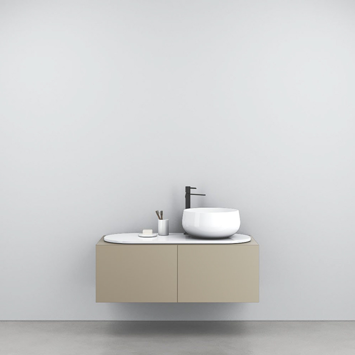 Cielo Delfo Тумба крашенная, с отверстиями, цвет: Avena DECLAV