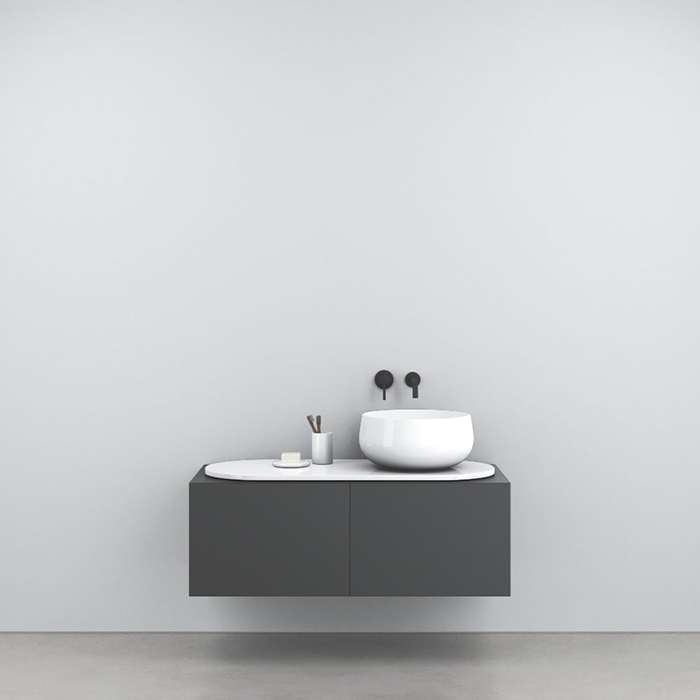 Cielo Delfo Тумба крашенная, цвет: Basalto DECLSFBA