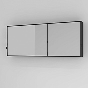 Cielo Simple Box Зеркало 110x45xh12 см, цвет: матовый черный SPSBNM