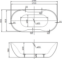 Акриловая ванна BelBagno BB28