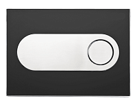 Pestan Fluenta Монтажный стеллаж для подвесного унитаза 55х115h, цвет: черный SET40006356OB