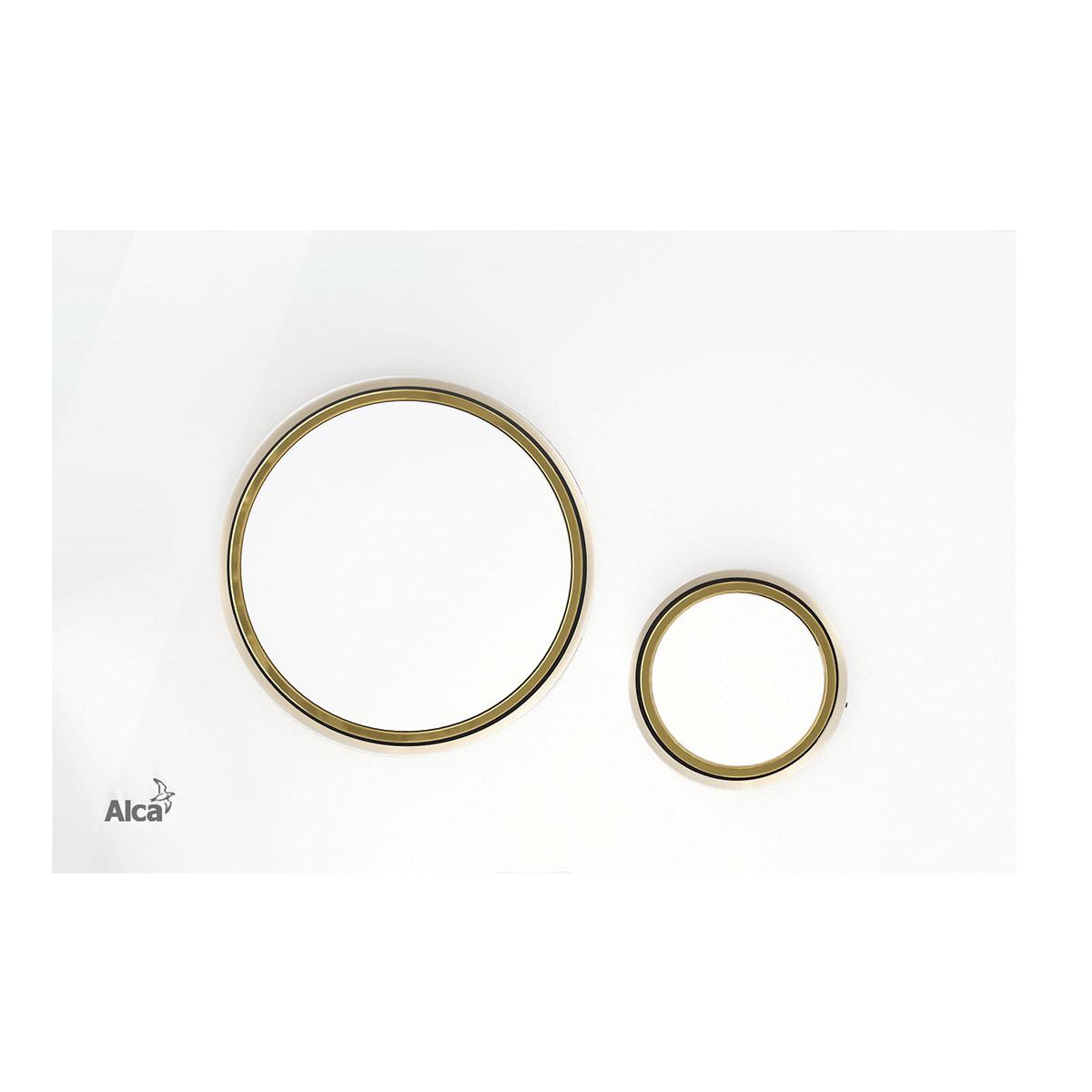 Alcaplast Панель управления для скрытых систем монтажного стеллажа, цвет: золотой M775